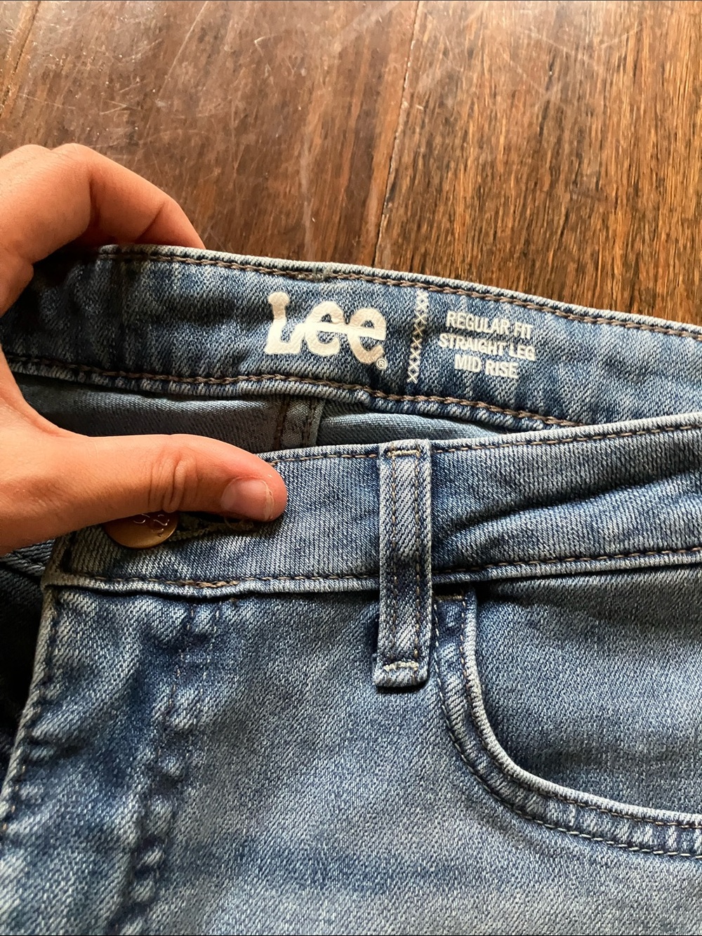 Lee Women's Light Blue Straight Leg Jeans - Picture 2 of 4